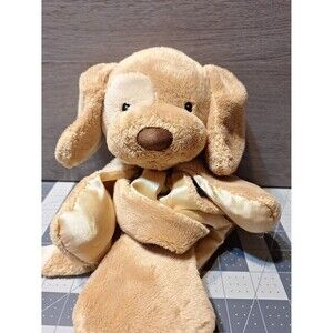 Baby Gund Spunky Huggybuddy plush lovey security blanket Puppy Dog